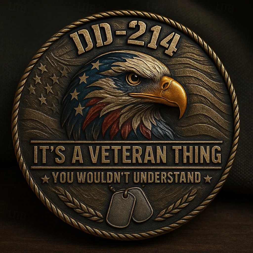 DD-214 – It's A Veteran Thing Commemorative Coin,DD-214 Veteran Challenge Coin,Us Veteran Challenge Coin, Gift for Veterans Families and Retired Vetfriends 2026 - $19.99 –P4