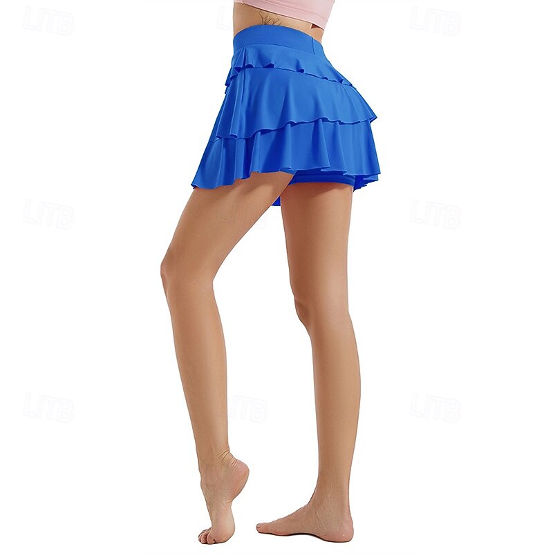 Naisten Yhtenäinen Rento hame Tennishame Tennishortsit Nopea kuivuminen Hengittävä Tennis Urheilu Juoksu Alaosat Musta Pinkki Sininen Tennisvaatteet 2026 - $16.49 –P9