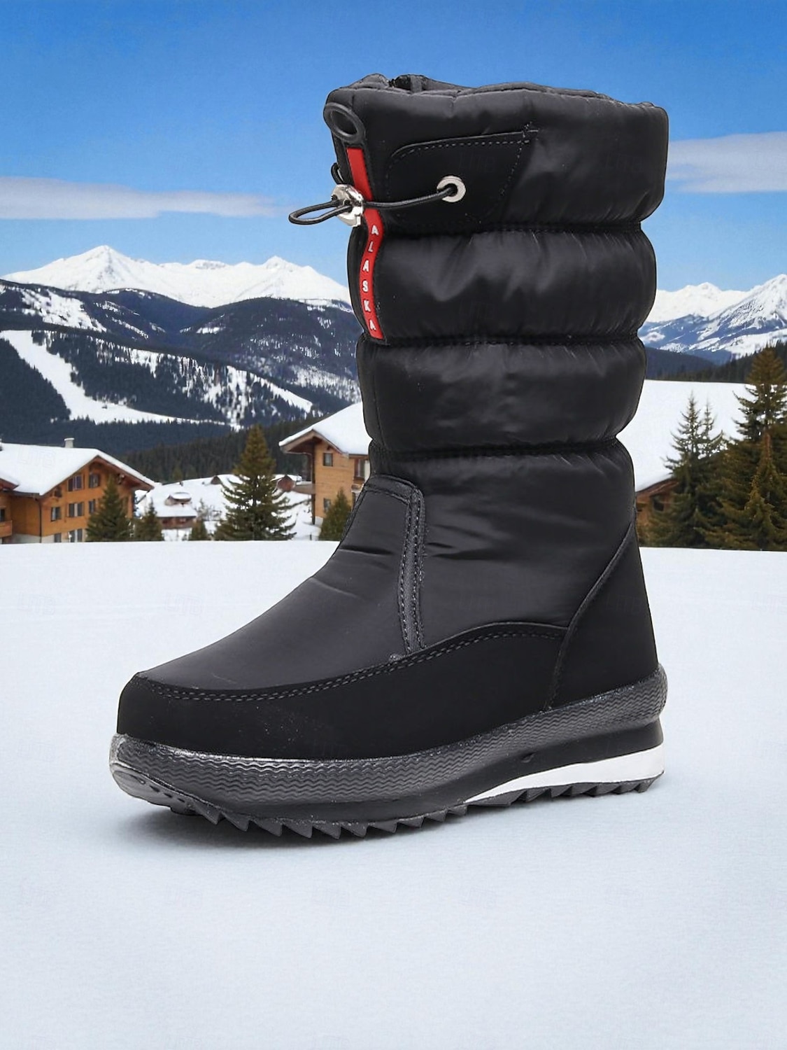 מגפי חורף עמידים למים לנשים - מגפי שלג חמים ומונעי החלקה למזג אוויר קר, נעלי חורף אופנתיות לפעילויות חוץ 2026 - $54.99 –P4