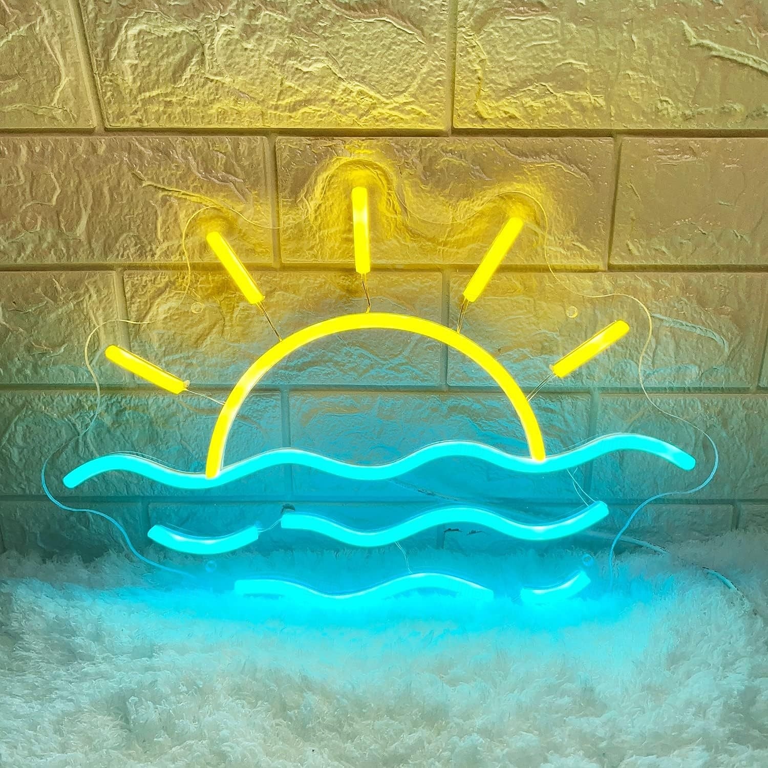 Enseigne lumineuse tropicale néon USB palmier coucher de soleil pour décoration murale, enseignes lumineuses LED colorées pour bar, chambre, bar, restaurant à thème plage, décoration de fête de 2026 ? $39.43 –P3