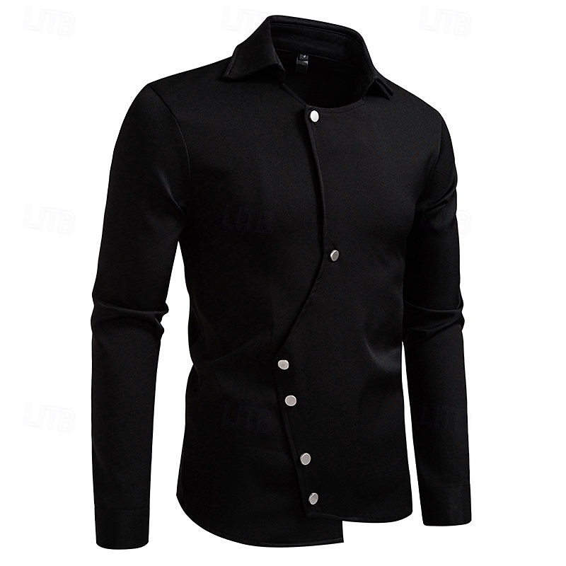 Loucos anos 20 Anos 20 Retro Vintage Blusa / Camisa Mafioso Padrinho Corte Justo Fantasia Homens Baile de Máscaras Traje de festa para noite Negócio / Cerimônia / Casamento Festa de Solteira Adulto de 2026 por $37.99 –P6