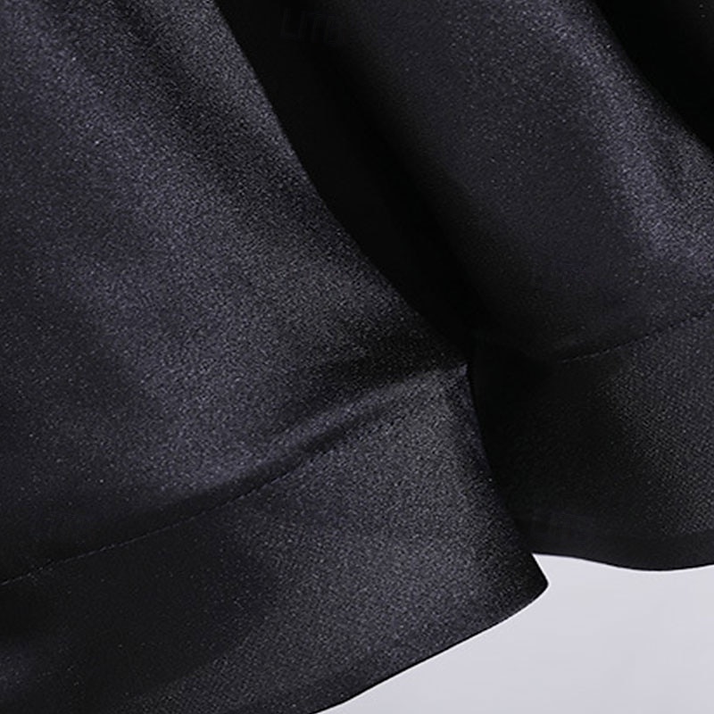 Dança de Salão Vestido Pregas Recortes Cristal / Strass Mulheres Espetáculo Treino Manga Longa Alto Elastano Fibra de Leite de 2026 por $895.79 –P6