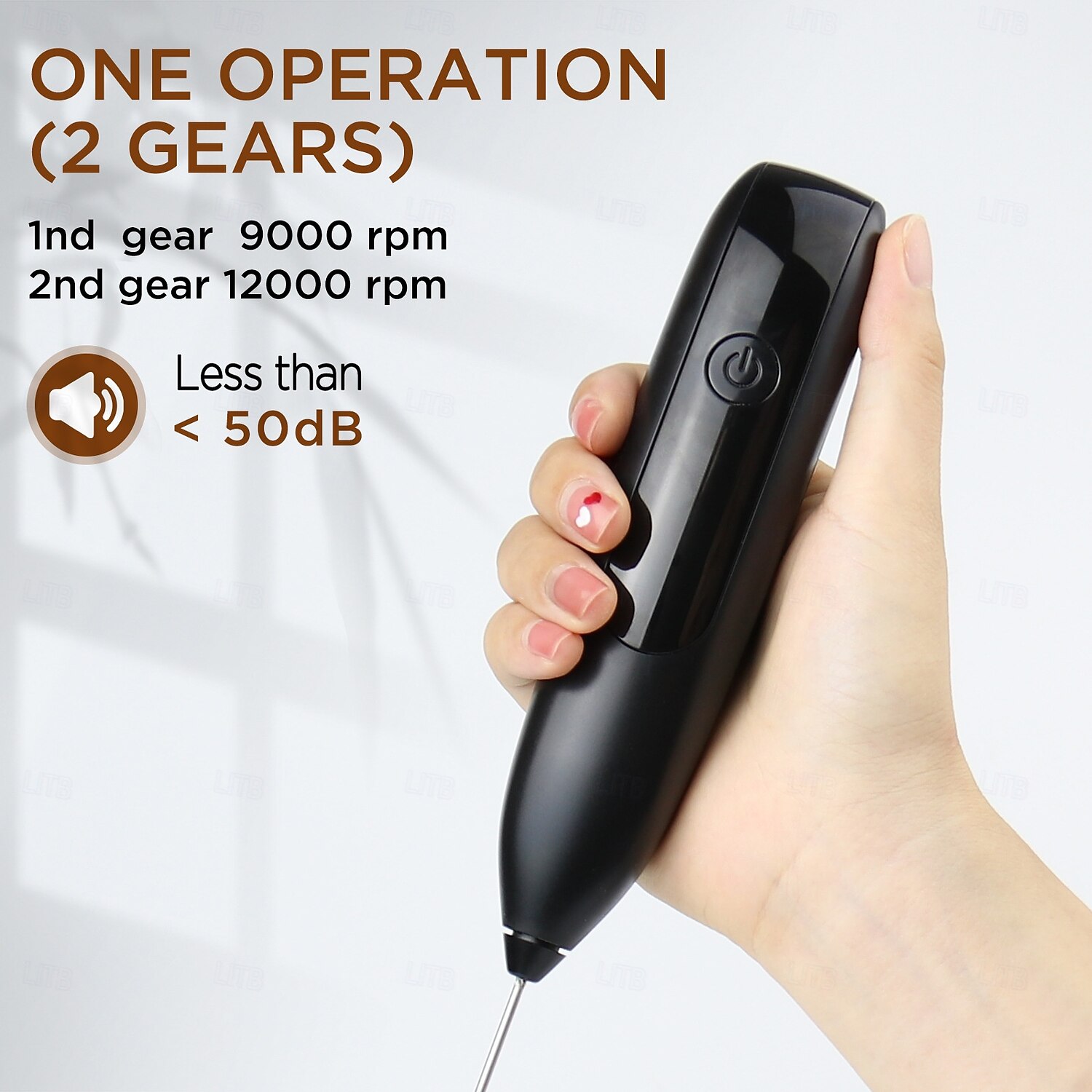 Electric Milk Frother Handheld Rechargeable 3 Heads 3 Speeds Portable Stainless Steel Drink Foam Mixer with LED Digital Display for Milk Coffee Lattes Cappuccino Matcha 2026 - $31.99 –P7