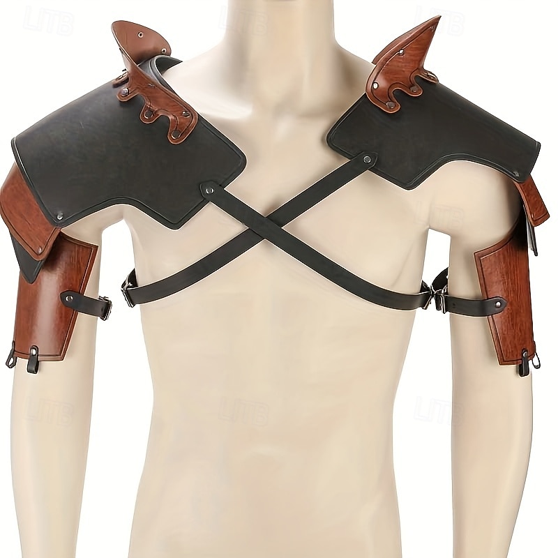 Punk & Gothic Medieval Renaissance Outfits Warrior Knight Ritter Fancy Dress Men's Viking Masquerade Party Performance Stage Adults' Shoulder Armor 2026 - $49.99 –P3
