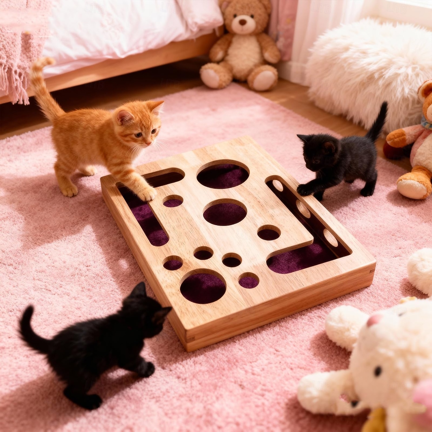 Vylepšovací krabička na škrábání koček s vylepšovací krabičkou na kočičí nehty. Pilník na nehty netlačí a je vhodný pro nůžky a ořezávátka. Vnitřní brusný papír je vhodný pro škrábání koček v 2026 - $43.99 –P4