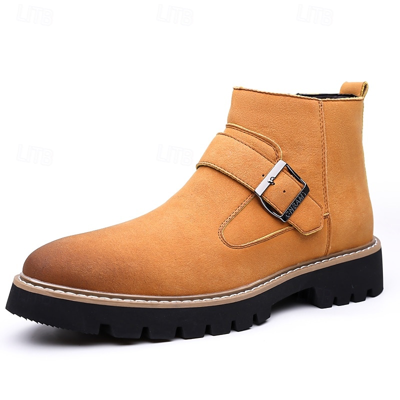 Bottes Chelsea turquoise pour hommes – élégantes et résistantes, idéales pour les sorties hivernales décontractées et les activités de plein air de 2025 ? $54.99 –P4