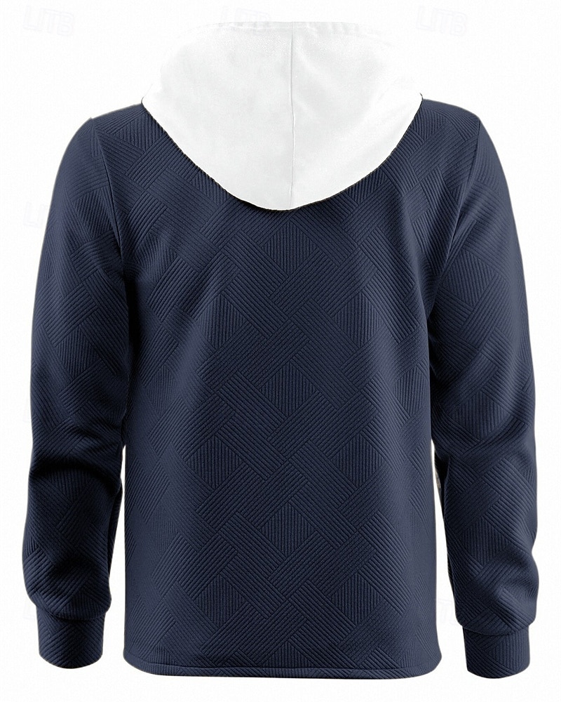 Homme Veste Légère Veste Décontractée Veste à Capuche Extérieur Occasionnel Avec Poches Automne Hiver Bloc de Couleur Streetwear Quotidien À capuche Régulier Noir Blanche bleu marine Kaki Grise Veste de 2026 ? $33.99 –P4