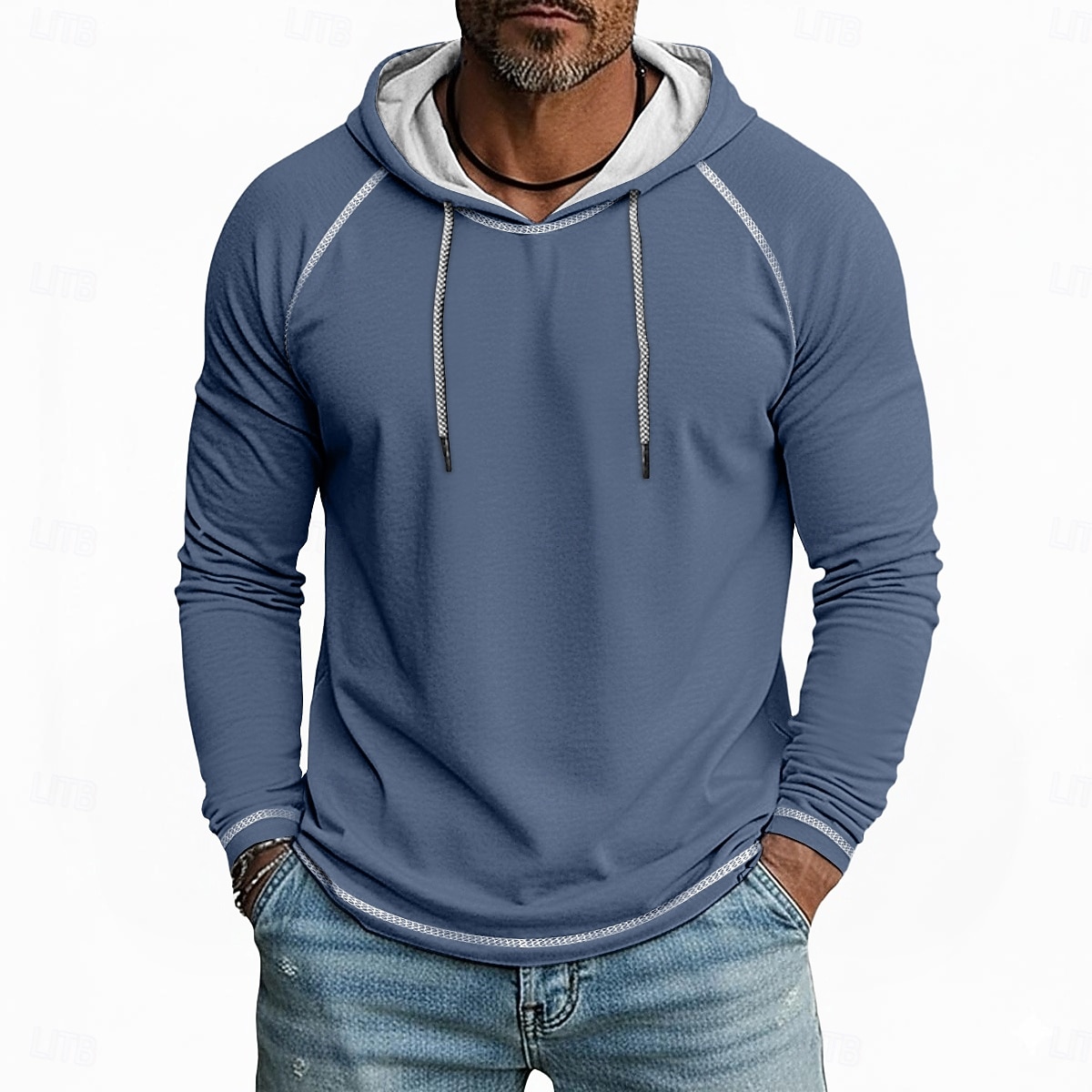 Miesten T-paita Huppari Pitkähihainen Hupullinen Talvi 봄 & Syksy Kaikki vuodenajat Yhtenäinen väri Neuleet Päivittäin Urheilullinen Hupullinen ulko- Kausaliteetti Urheilu- ja treenivaatteet Vaalean 2026 - $21.99 –P6