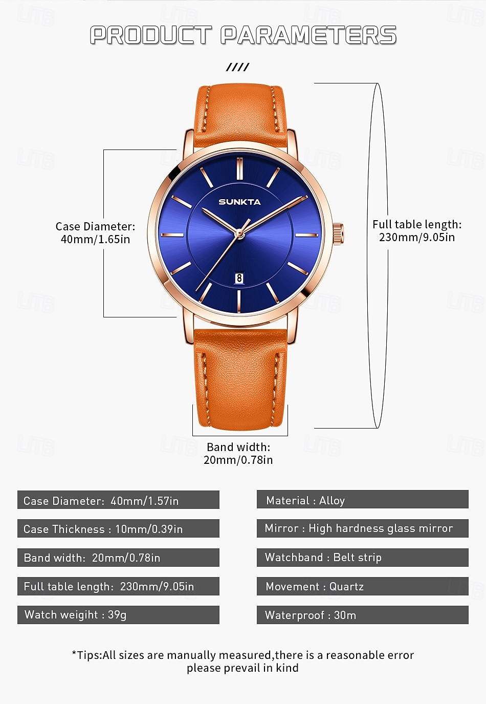 LIGE Men Quartz Watch Business Waterproof PU Leather Watch 2026 - $18.99 –P5