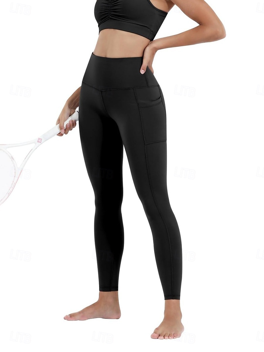 Damen Jogginghose Chinos Leggings Mode Basic Lässig Volle Länge Hohe Taille Einfach Elastischer Bund Bequem Weich Dehnbar Yoga Marineblau Schwarz Wein Grau Frühling Herbst Schmale Passform 2026 - $14.99 –P2