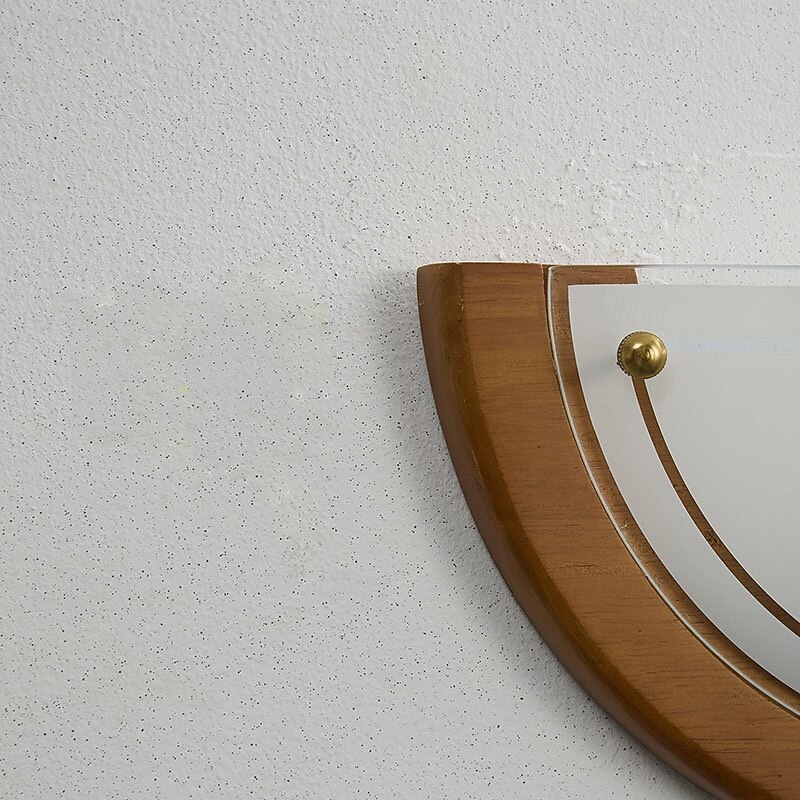 lampada da parete in legno e vetro per interni del 2026 a $165.99 –P3