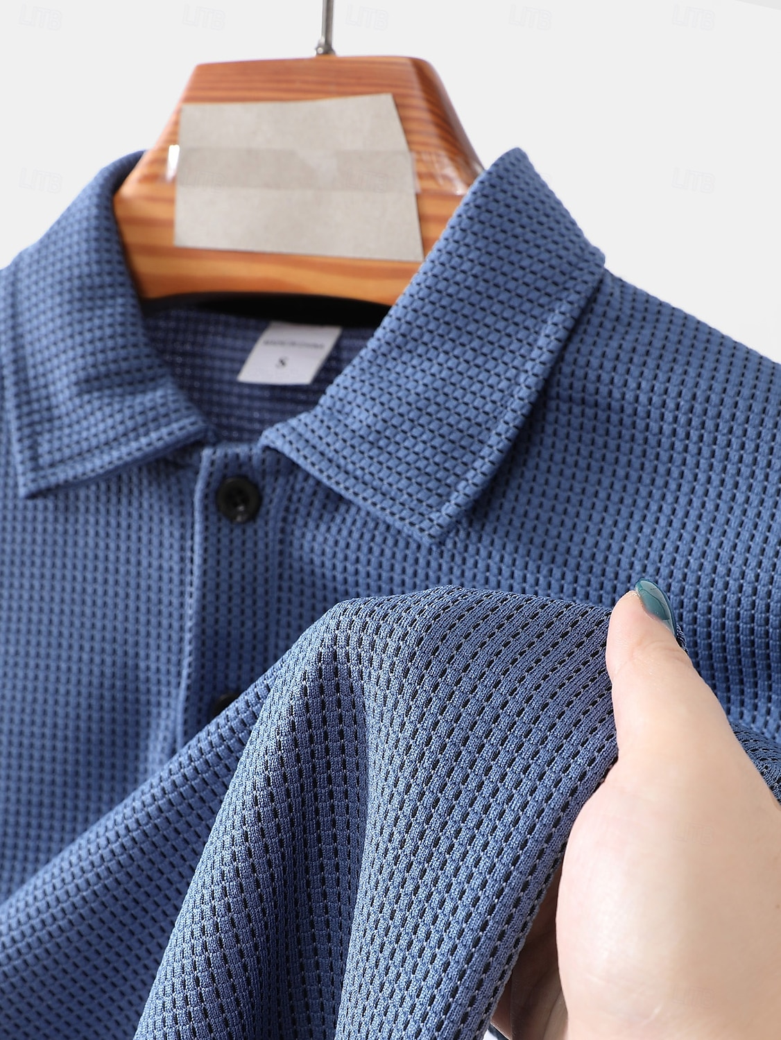 Men's Waffle Polo Shirts Textured Casual Sports Lapel Ribbed Polo Collar Short Sleeve Fashion Basic Plain Classic Plain Summer Spring Regular Fit White Waffle Polo Shirts 2026 - $20.99 –P1