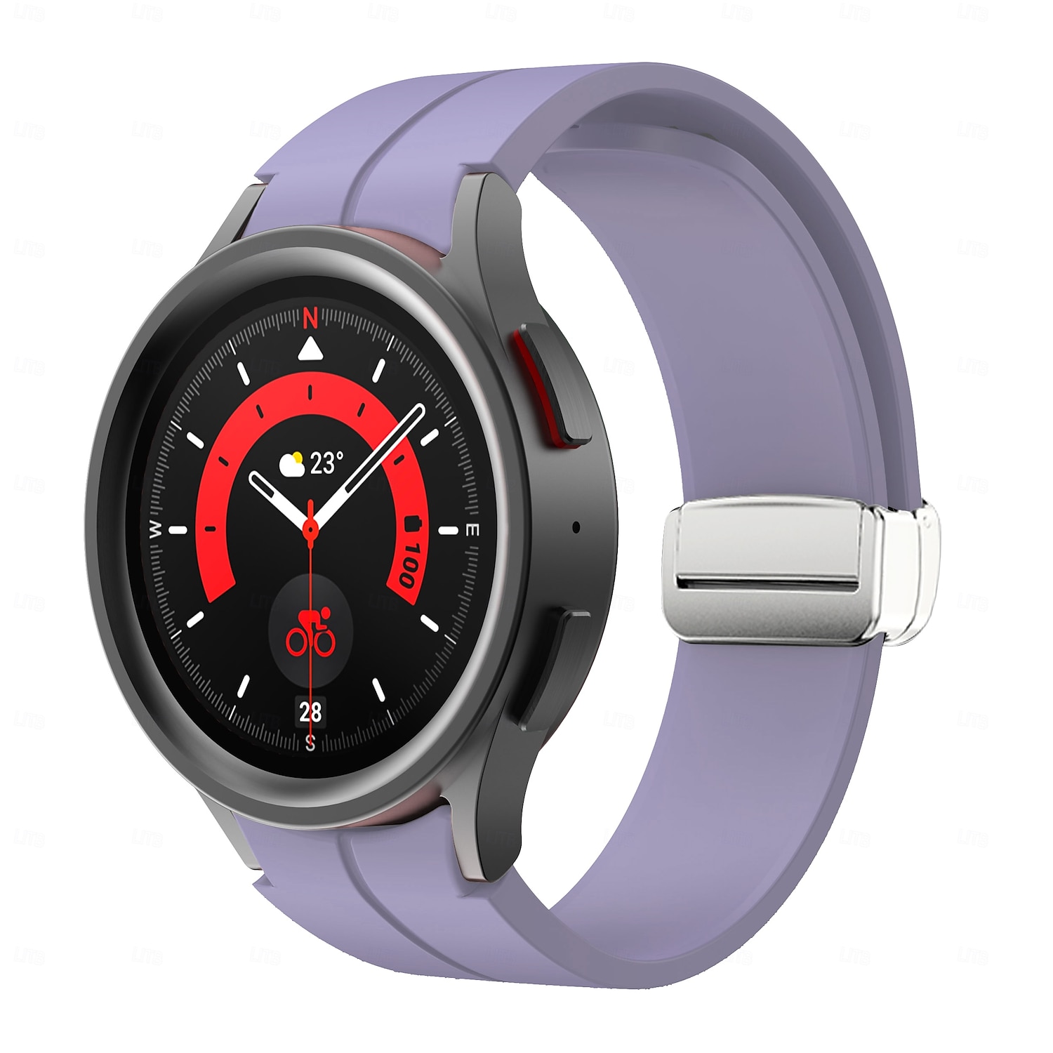 2026年 時計バンド のために Samsung Galaxy Watch 7/6/5/4  40/44mm, Watch 5 Pro 45mm, Watch 6 Classic 43/47mm, Watch 4 Classic 42/46mm シリコーン 置換 ストラップ 調整可 スポーツバンド モダンバックル リストバンド  コレクション – $10.99 –P11