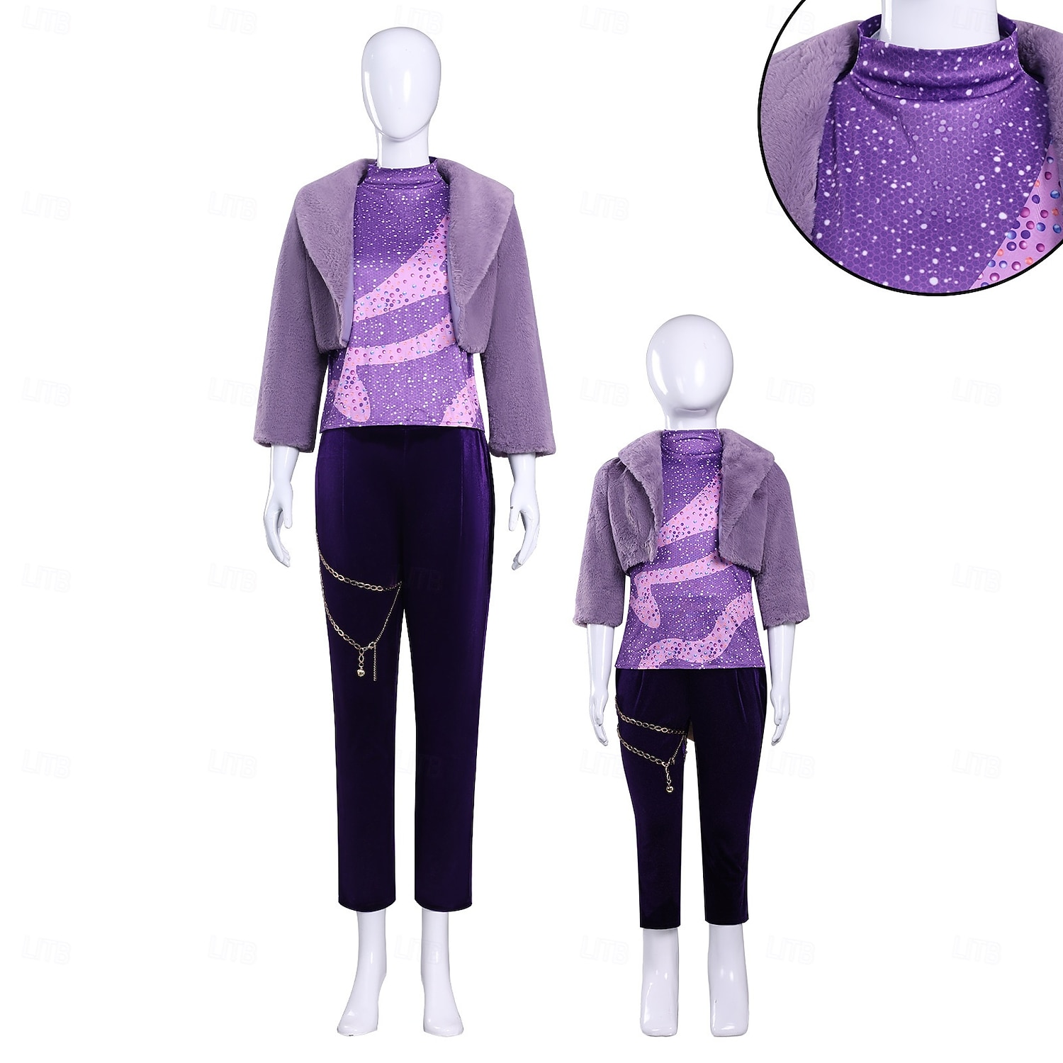 Animal Detective Sparkling Animal Singer Pop Star Sheep Gazelle Dress Fancy Costume Carnival Costume Cosplay Costume for Girls' Kids Adults' Carnival Party Performance 2026 - $81.99 –P2