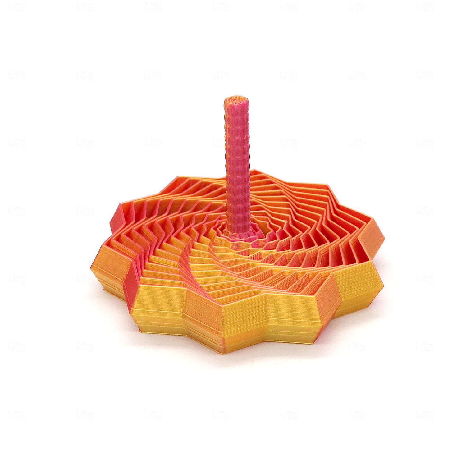 Fidget Star s rukojetí, hypnotický vizuální zvuk, úleva od stresu, spinner, 3D tištěná stolní hračka 2026 - $12.99 –P1