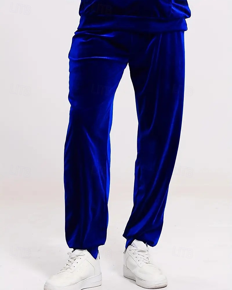 Homens Moletom Moletom com capuz e calças Conjunto de roupas Conjunto de moletons Capuz Ao ar livre Diário Esportes Com Cordão Bolsos Tecido Vermelho Vinho Preto Azul Royal Poliéster Roupas Esportivas de 2026 por $44.99 –P19