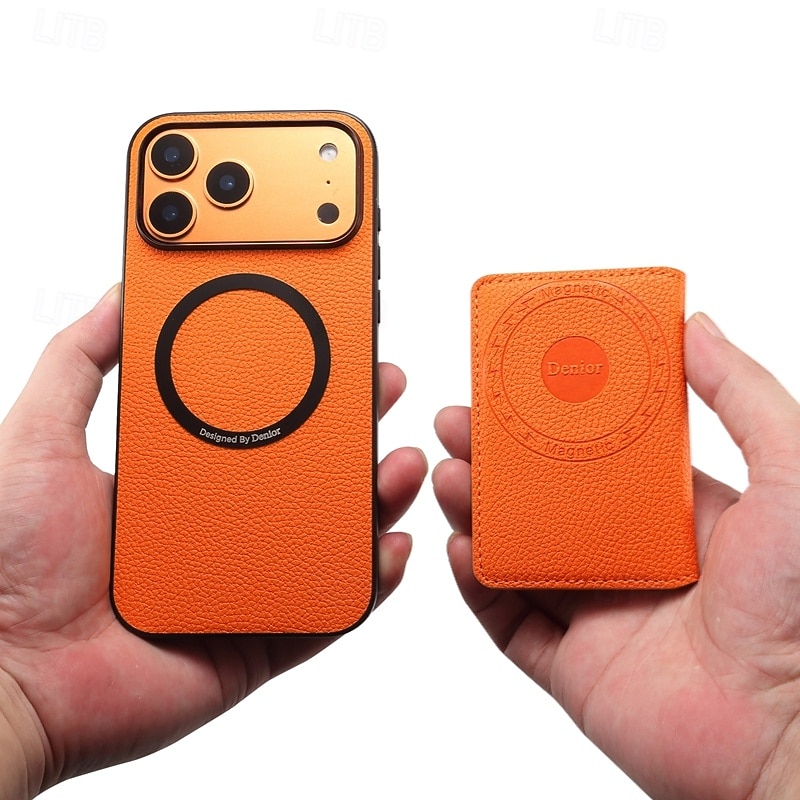 telefon Etui Til iPhone 17 Pro Max 17 Air 17 16 15 14 Pro Max Plus 13 Pro Max Bakdeksel med stativ Støtsikker Kontor / Bedrift PU lær 2026 - $22.99 –P7