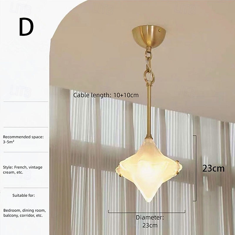 Art Deco -tähtiriippuvalaisin - geometrinen himmeälasiriipus 2026 - $151.19 –P5