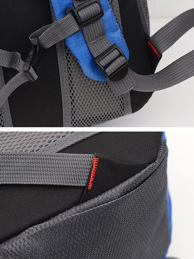 Mochila unisex de senderismo, disponible en varios colores, resistente y espaciosa, con correas ajustables para aventuras al aire libre. 2025 - $19.99 –P9