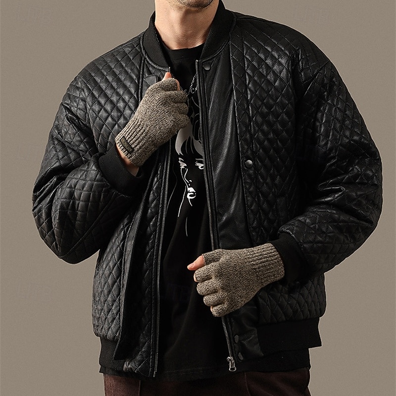 Herren 1 Paar Halbfinger Winterhandschuhe Gestrickte Handschuhe Fingerlose Handschuhe Sport Mode Sport & Outdoor Handschuhe Thermowarm Einfarbig Herbst Schwarz Braun Grau 2026 - $9.99 –P4