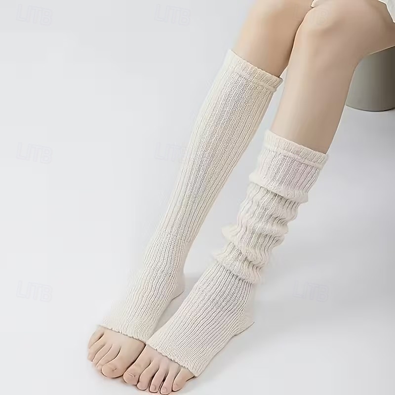 زوجان من أغطية الجوارب النسائية - حماية للساق دافئة في الشتاء بدرجات اللون البيج إلى البني بتصميم أنيق مناسب للأحذية الطويلة/الأحذية المريحة في الخريف والشتاء - إكسسوارات أحذية نسائية رائعة 2026 - $13.99 –P7