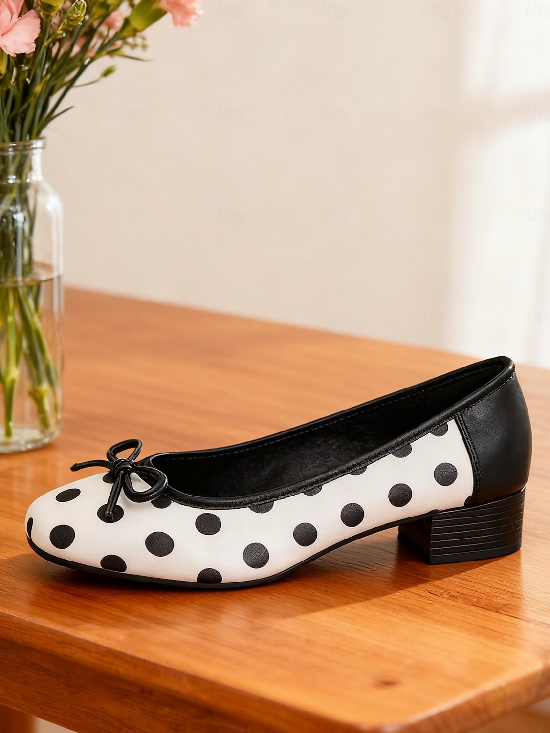 Γυναικείες μπαλαρίνες με πουά και φιόγκο – χαριτωμένο ρετρό στυλ δεκαετίας του 1950, ιδανικές για casual ντύσιμο, καθημερινές εξόδους και tea parties 2026 - $34.99 –P4