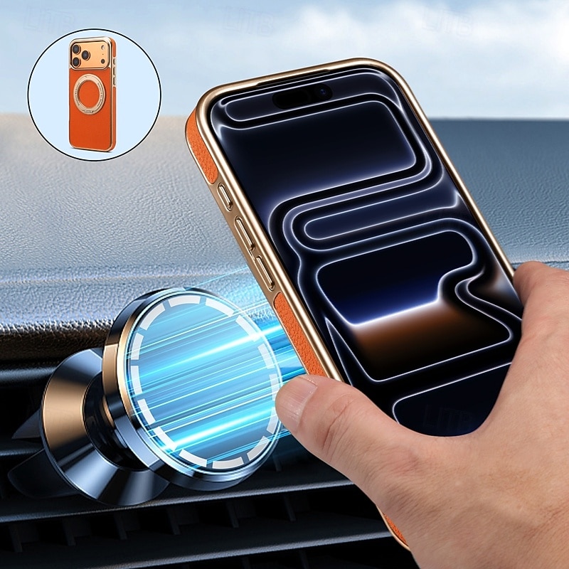 телефон Кейс для Назначение iPhone 17 Pro Max 16 15 14 Pro Max 13 Pro Max Кейс на заднюю панель со стендом Защита от удара Ретро Покрытие 2025 - $20.99 –P5