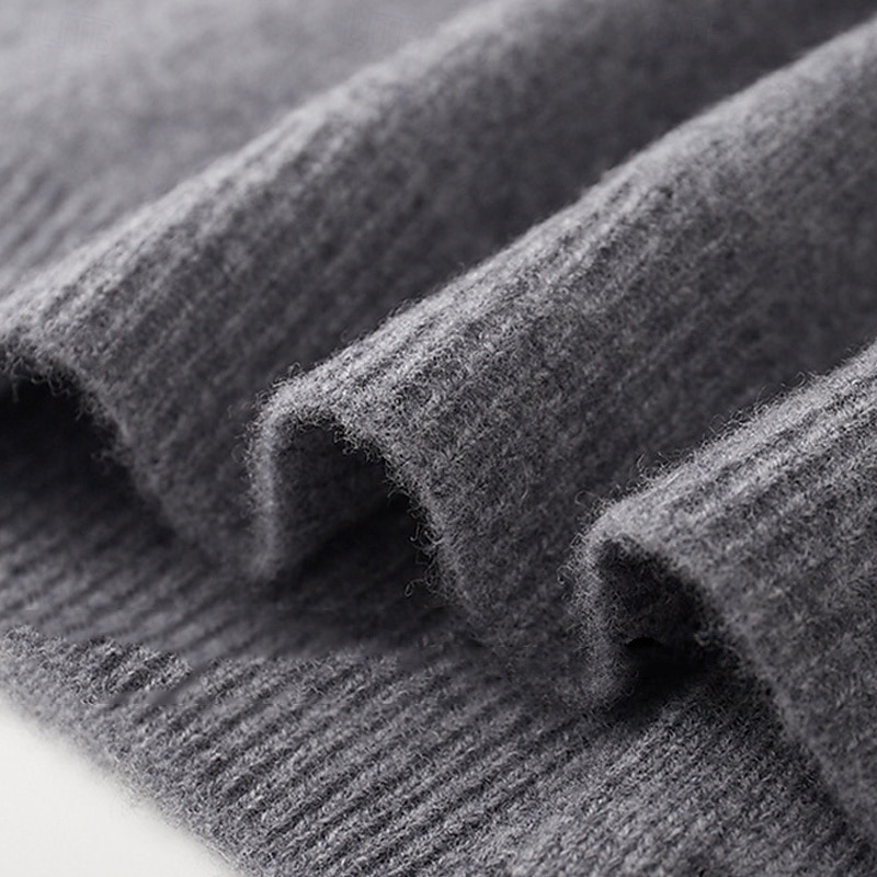 maglione cardigan da uomo in pura lana e cashmere di alta qualità, scollo a V, classico, lavorato a maglia, con tasche e bottoni, tinta unita, morbido, caldo e traspirante. del 2026 a $30.99 –P8