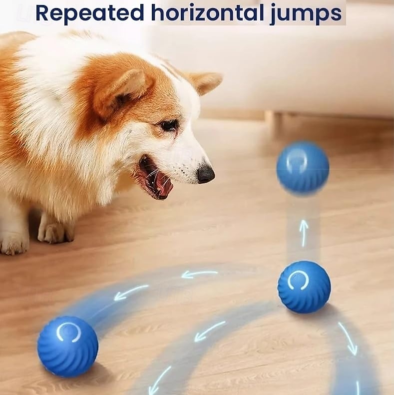 Интерактивный мяч для игрушек, подходит для щенков, собак маленьких и средних размеров, а также домашних животных/кошек. Автоматически запускается, стимулирует, развлекает и помогает бороться со 2025 - $28.99 –P6