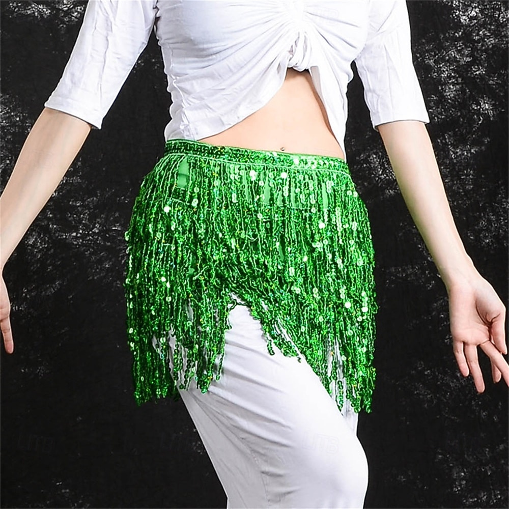 Carnival 2026 Rio Carnival Samba Dancewear Belly Dance Skirt Hip Scarf Dance Hip Belt Latin Dance Hula Hip Scarf Brazil Festival Performance Costume 2026 - $26.99 –P19