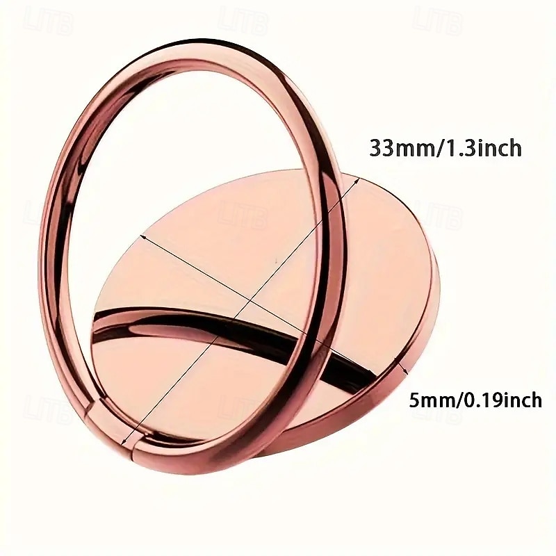 Kroužkový držák, ultratenký otočný držák na smartphone, univerzální kovový držák do auta s úchyty, vodotěsný kroužkový držák na mobilní telefony 2026 - $10.99 –P6