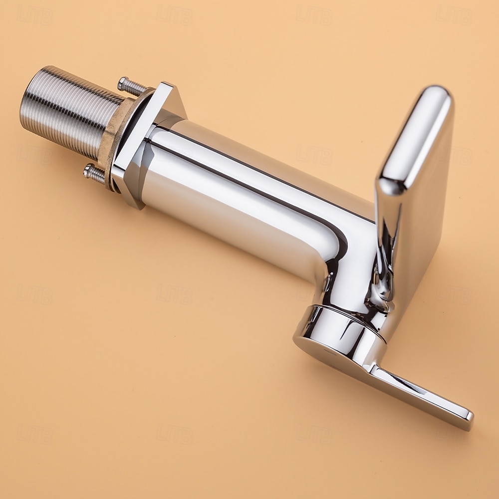 Bathroom Sink Faucet - Classic Electroplated Centerset Single Handle One HoleBath Taps 2025 - $194.99 –P6