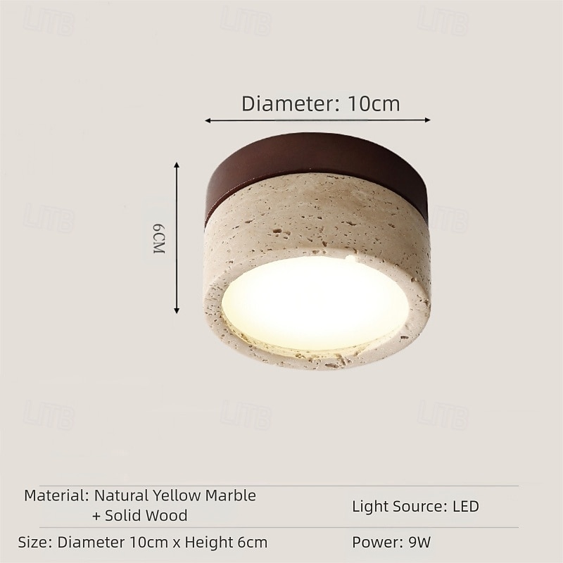 Светильник для туалетного столика из натурального камня - бра из травертина, 1/2/3/4 лампы, вращающееся на 180° светодиодное освещение над зеркалом для ванной комнаты 2026 - $54.99 –P7