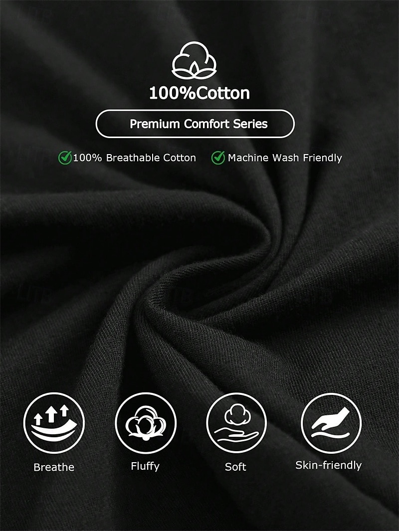 Bomull Barn Gutt Svart Grafisk Morsom slang 67 T skjorte Bluse Crew-hals Kortermet utendørs Hverdag Mote Gatemote Designer Printer Sommer 2026 - $18.99 –P7