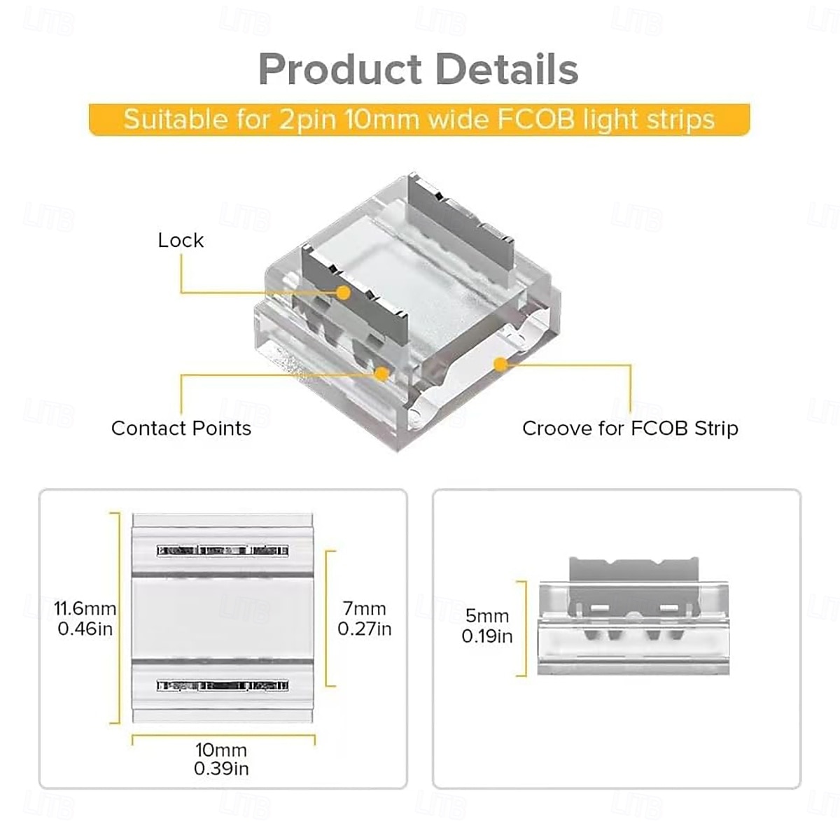 10 шт., 20 шт., 50 шт. Разъемы 4-в-1 для светодиодных лент 8 мм, 10 мм, 2-контактные, cob/smd 2835/3528, прямые, угловые, между полосами &от полосы к проводу 2026 - $12.99 –P5