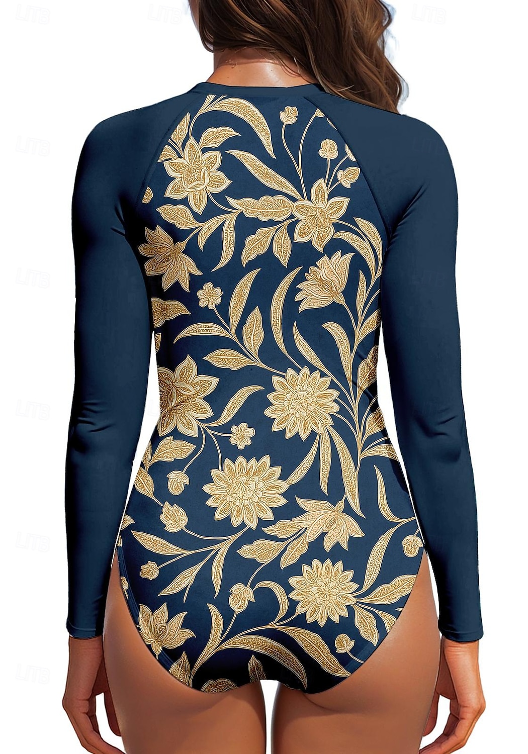 Mulheres Anti Atrito Floral UPF50+ Secagem Rápida Leve Manga Longa Body Camisa de Natação Surfe Praia Esportes Aquáticos Verão de 2026 por $30.99 –P2