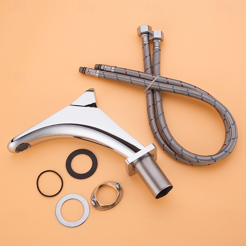 Waschbeckenarmatur - Klassisch Galvanisiert Mittelset Einhebel EinlochBath Taps 2026 - $208.89 –P1