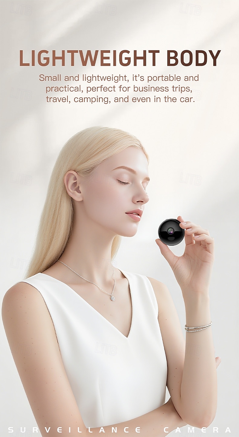 Wi-fi Surveillance Camera Featuring 1080p Hd Resolution Infrared Night Vision Motion And Sound Detection Capabilities And 360 Panoramic View. 2026 - $19.99 –P8