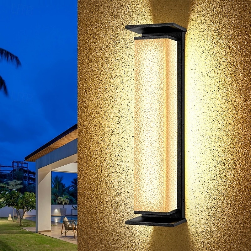 На открытом воздухе Современное Внешние настенные светильники На открытом воздухе Металл настенный светильник 110-120Вольт 220-240Вольт 2025 - $111.99 –P6