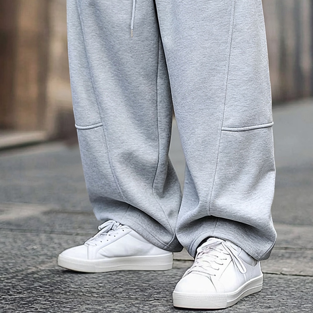 Per uomo Pantaloni da tuta Pantaloni in Pile Joggers Pantaloni Coulisse Elastico in vita Multi-tasche Tinta unica Comodità All'aperto Lunghezza intera Casuale Quotidiano Vacanza Moda Grigio del 2026 a $26.99 –P4