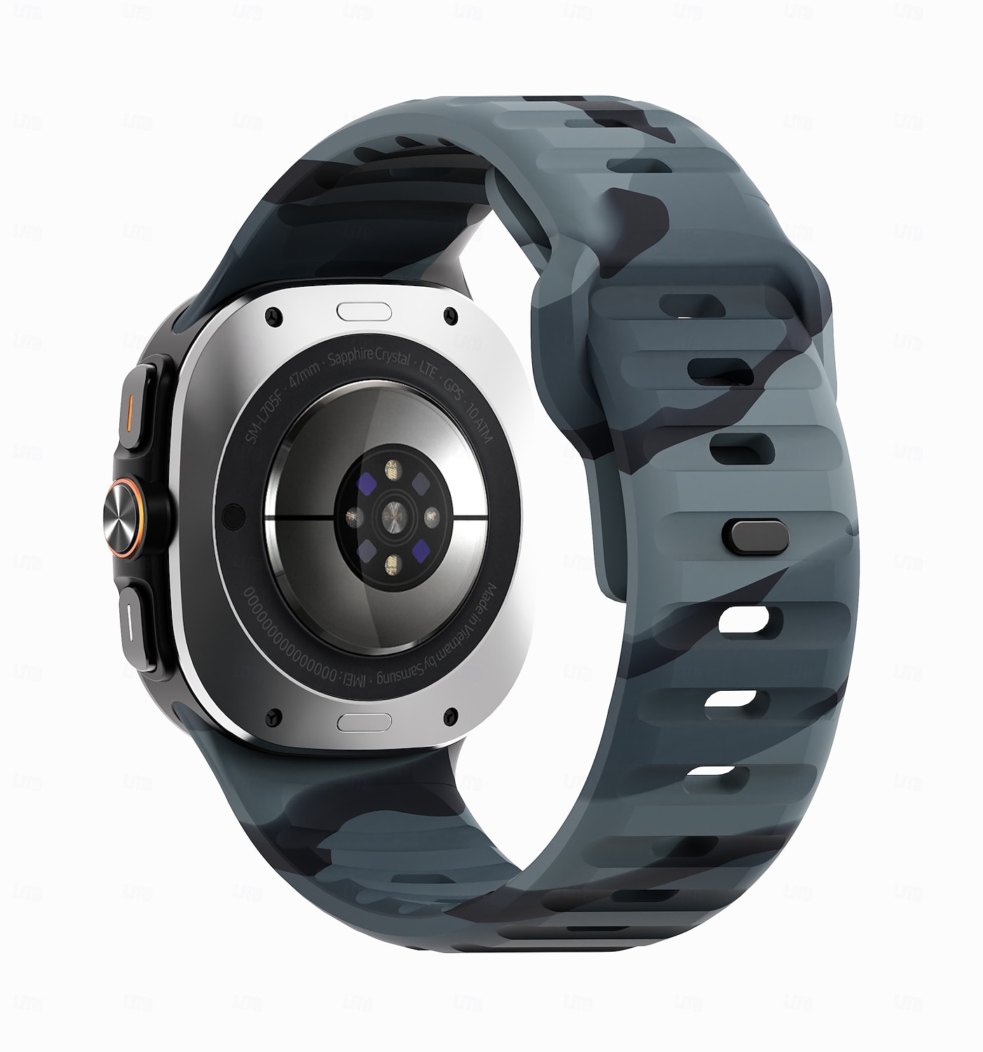 Watch Band for Samsung Galaxy Watch Ultra 47mm Silicone Replacement  Strap Adjustable Sport Band Modern Buckle Trail Loop Wristband 2026 - $10.99 –P2
