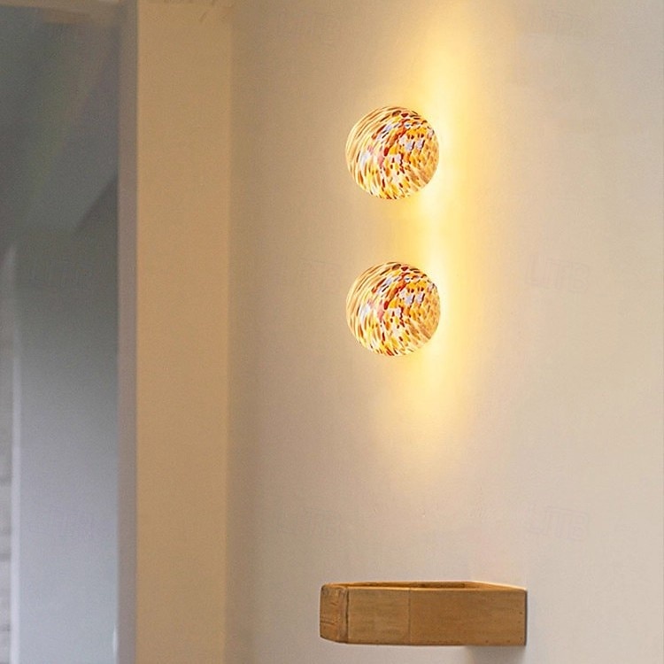 современный стеклянный настенный светильник для помещений 2026 - $132.99 –P7