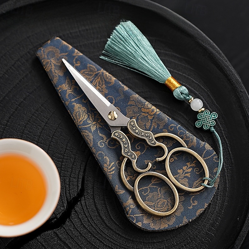 Vintage style copper stainless steel scissors, perfect for yarn, embroidery and sewing projects 2026 - $25.99 –P1