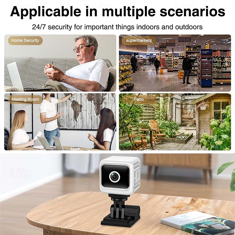 Night Vision HD Smart Camera Outdoor Surveillance System App Control & SD Cloud Storage (Card Not Included) - For Nanny/Camera Monitoring Property Protection Wireless Camera 2026 - $39.99 –P10
