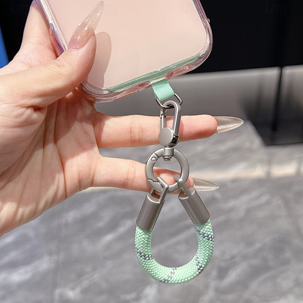 Nueva correa para teléfono con clip, pulsera y clip, resistente y duradera. &Cordón para cámara unisex antipérdida, correa de muñeca corta para teléfono, nuevo cordón giratorio de una pieza con cierre 2026 - $8.99 –P1