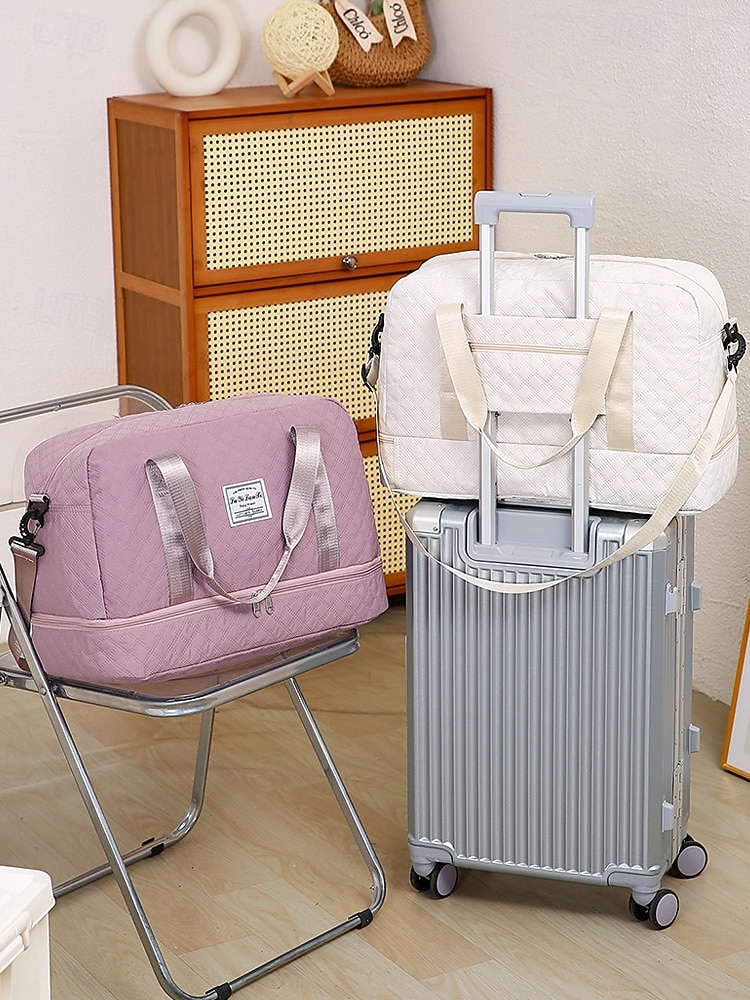 Resväska i nylon för kvinnor - vattentät, flera färger, bagagerem, flera bärstilar, snygg och funktionell för resor och dagligt bruk 2026 - $9.99 –P4