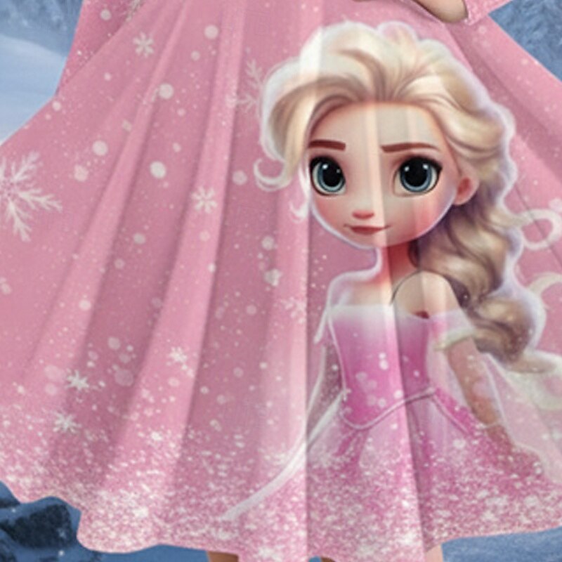 FILLE 3D Graphique Anime Robe manche longue Impression 3D Printemps Automne Performance Vacances Soirée Occasionnel Princesse Beau Enfants 4-12 ans Robe Décontractée Robe trapèze Mi-long Coupe de 2026 ? $18.49 –P3