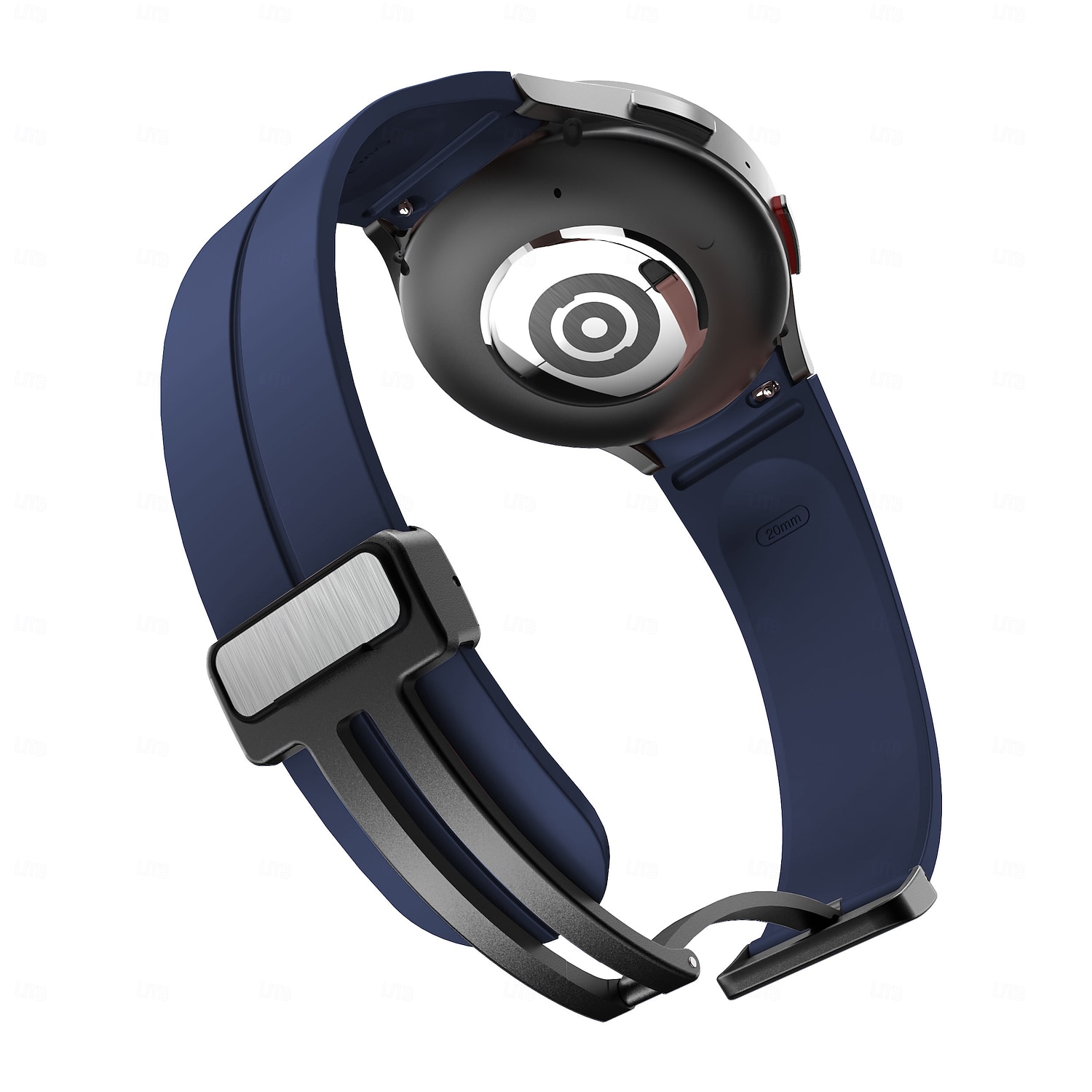 2026年 時計バンド のために Samsung Galaxy Watch 7/6/5/4  40/44mm, Watch 5 Pro 45mm, Watch 6 Classic 43/47mm, Watch 4 Classic 42/46mm シリコーン 置換 ストラップ 調整可 スポーツバンド モダンバックル リストバンド  コレクション – $10.99 –P6