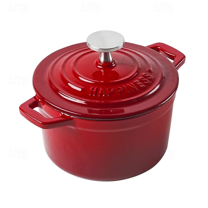 Panela de ferro fundido esmaltada mini de 1 litro de 2026 por $77.99 –P1