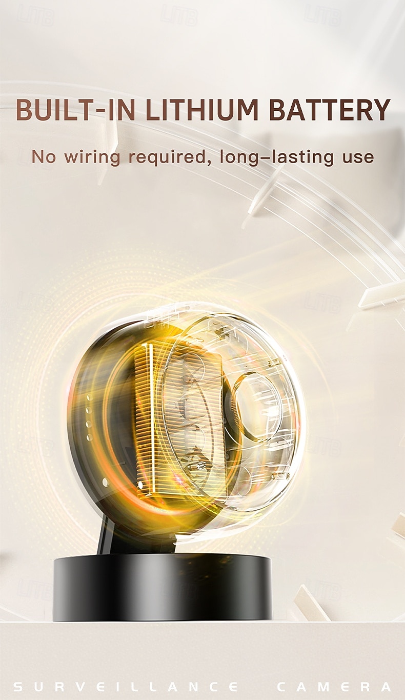 Wi-fi Surveillance Camera Featuring 1080p Hd Resolution Infrared Night Vision Motion And Sound Detection Capabilities And 360 Panoramic View. 2026 - $19.99 –P7